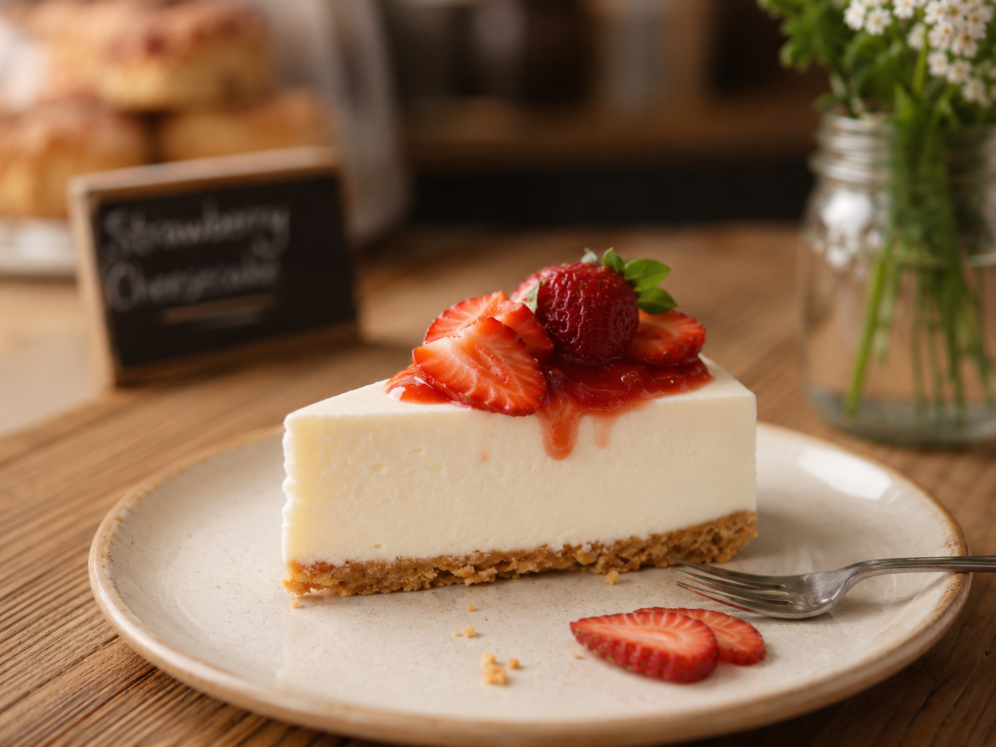 Cheesecake de fresa